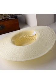 Openwork Crochet Sun Hat