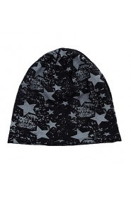 Fashion Men Women Unisex Beanie Wrap Star Print Hip-hop Hat Cap Headwear