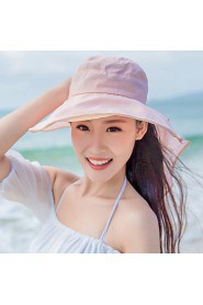 Summer Beach Pure Color Prevented Bask in Outdoor Sports Hat