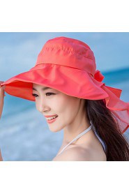 Summer Beach Pure Color Prevented Bask in Outdoor Sports Hat