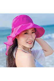 Summer Beach Pure Color Prevented Bask in Outdoor Sports Hat