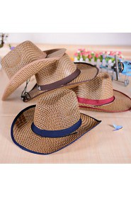 Unisex Canvas/Straw Straw Hat , Vintage/Casual All Seasons