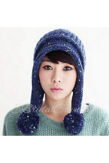 Women Lovely Ball Knitted Cap