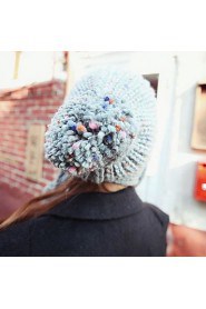 Women Lovely Ball Knitted Cap