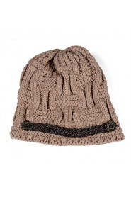 Lovely Warm Autumn And Winter Fashion Crimping Wool Ear Protection Hat