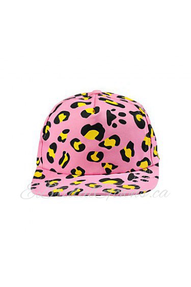 Women Wool Spring Fashion Color Leopard Print Hip-hop Visor Hat