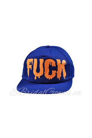 Unisex Cotton Vintage Casual Printing Letter Embroidery Baseball Crimping Cocky Hip-hop Cap