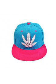 Unisex Cotton Vintage Casual Maple Leaf Embroidery Hip-hop Cap