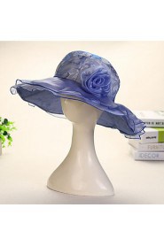 Women Polyester Floppy Hat , Cute/Casual Summer