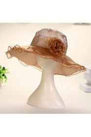 Women Polyester Floppy Hat , Cute/Casual Summer