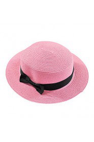 England Spring And Summer Female Beach Sun Flat Top Hat