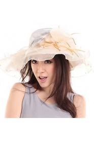 Women Polyester Floppy Hat , Casual Summer