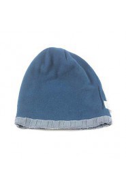 Square Color Changed Knitted Hat