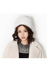 Hou&Tong Fashion Causual Comfortable Mesh Pure Color Polka Dots Beanie