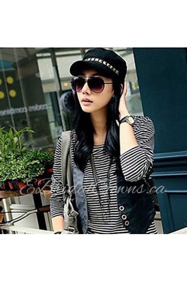 Fashion Cap Anti-sun Hat Ladies Flat-topped(Adjustable)