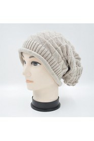 Hou&Tong? Unisex Diamond Knitting Beanie Hat