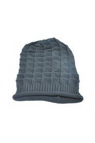 Hou&Tong? Unisex Diamond Knitting Beanie Hat