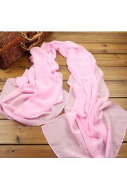 Fashion Shawls Shawls/Scarves Chiffon Candy Pink/Purple(More Colors)