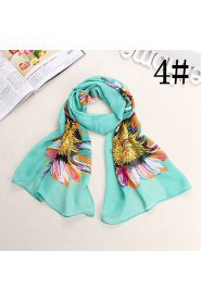 Ludy Women's Western Fashion Imitation Silk Scarf