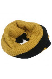 Waboats Winter Women Thick Knitted Mixed Infinity Loop Scarf