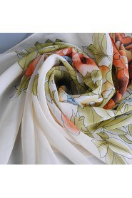 Women's Chiffon Colorful Print Scarf