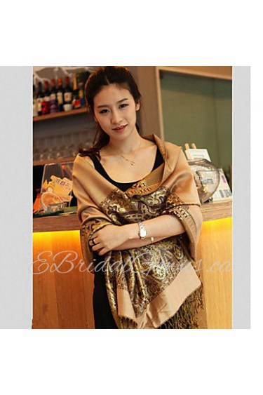 Female Waterproof Warm Autumn And Winter Long Section Of Thick Scarf Shawl