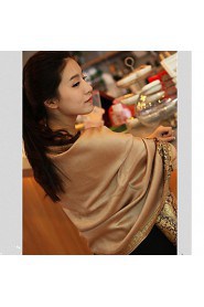 Female Waterproof Warm Autumn And Winter Long Section Of Thick Scarf Shawl