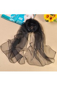 Shawls Organza/Polyester Thin Solid Color Scarves(More Colors)