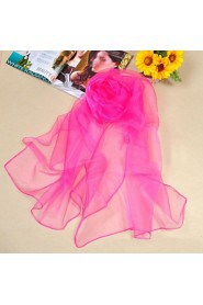 Shawls Organza/Polyester Thin Solid Color Scarves(More Colors)