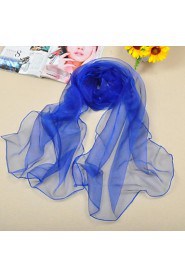 Shawls Organza/Polyester Thin Solid Color Scarves(More Colors)