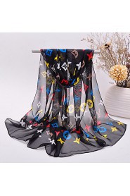 New Fashion Women Chiffon Scarf,Vintage /Sexy /Cute/ Party/ Casual 5 Colors