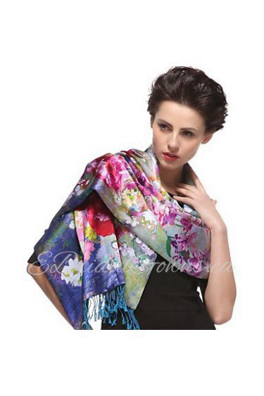 Zizhen Women's Casual Silk Scarf