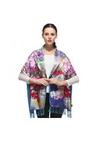 Zizhen Women's Casual Silk Scarf