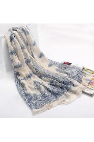 Women's National Style Design Casual Silk Scarf