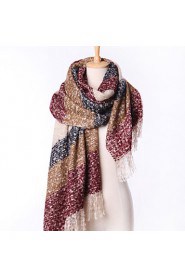 Women's Large Size Thicken Knitting Long Scarves