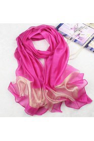 Shawls Silk/Polyester Solid Color Casual/Wedding Shawls/Scarves(More Colors)