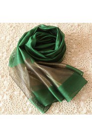 Shawls Silk/Polyester Solid Color Casual/Wedding Shawls/Scarves(More Colors)