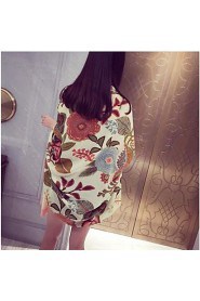 Spring New Female Sun Oversized Scarves Flowers Cotton Long Shawl