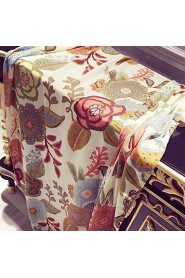 Spring New Female Sun Oversized Scarves Flowers Cotton Long Shawl