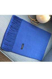 The Latest Plant Cashmere Shawl Pure Color European And American Classic Fringed Scarves(Four-color)