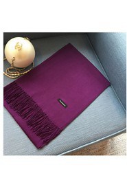 The Latest Plant Cashmere Shawl Pure Color European And American Classic Fringed Scarves(Four-color)