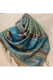 Tourism National Wind Fringed Scarves Female Jacquard Embroidery Autumn And Winter Shawl