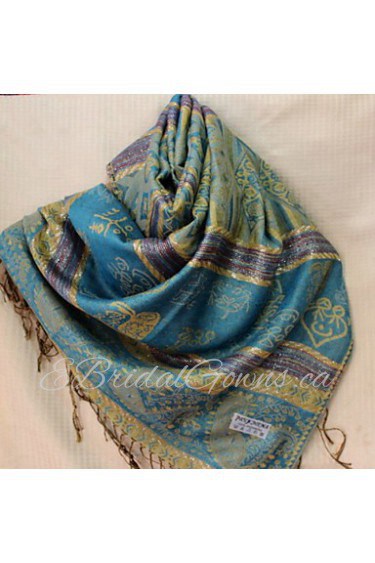 Tourism National Wind Fringed Scarves Female Jacquard Embroidery Autumn And Winter Shawl