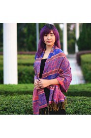 Tourism National Wind Fringed Scarves Female Jacquard Embroidery Autumn And Winter Shawl