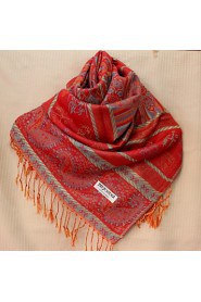 Tourism National Wind Fringed Scarves Female Jacquard Embroidery Autumn And Winter Shawl