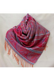 Tourism National Wind Fringed Scarves Female Jacquard Embroidery Autumn And Winter Shawl