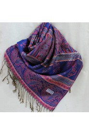 Tourism National Wind Fringed Scarves Female Jacquard Embroidery Autumn And Winter Shawl