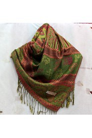 Tourism National Wind Fringed Scarves Female Jacquard Embroidery Autumn And Winter Shawl