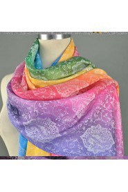 Colorful National Wind India And Nepal Shawl Scarf Scarves