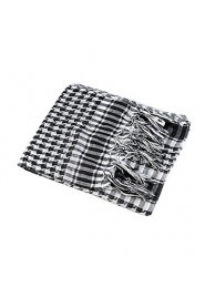 New Arab Shemagh Tactical Palestine Light Polyester Scarf Shawl For Men Fashion Plaid Printed Men Scarf Wraps WEIS4